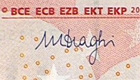 C. LAGARDE head of the ECB: a new signature on euro banknotes