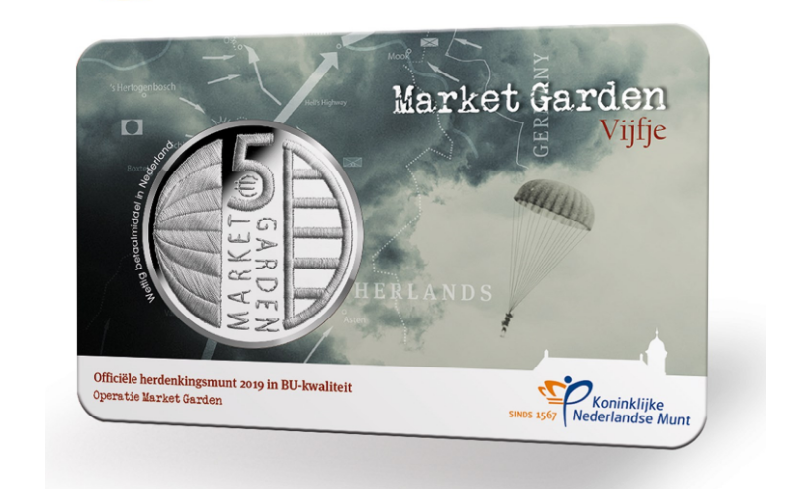 10€ et 5€ 2019 des Pays-Bas commémorant le 75e anniversaire de Market Garden