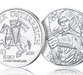 2019 Silver €1.5 coin – Robin HOOD, from Austrian Mint