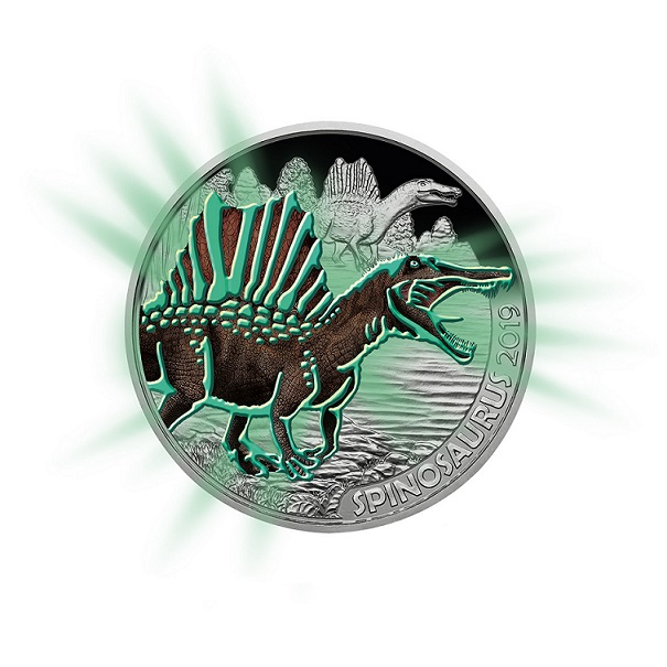 Quand l’Austrian Mint fait de nouveau rugir le Spinosaurus Aegyptus!