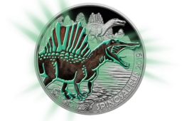 2019 Austrian Supersaurs €3 coins series: the Spinosaurus Aegyptus