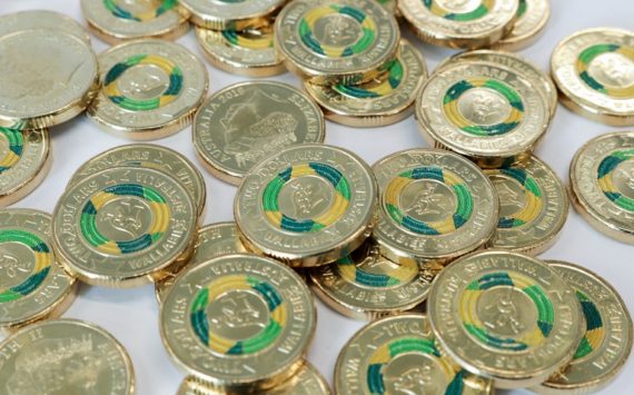 2019 australian limited edition Wallabies coin: “Wallabies’ Road to Japan”