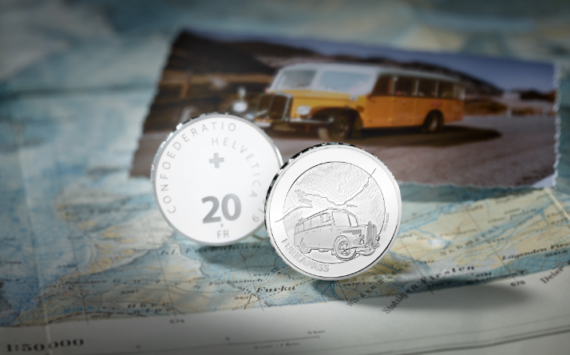 20 francs suisse 2019 en argent – COL de FURKA (FURKA PASS)