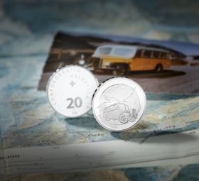 2019 20 francs Swiss silver commemorative coin – FURKA PASS