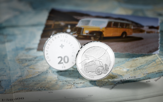 2019 20 francs Swiss silver commemorative coin – FURKA PASS