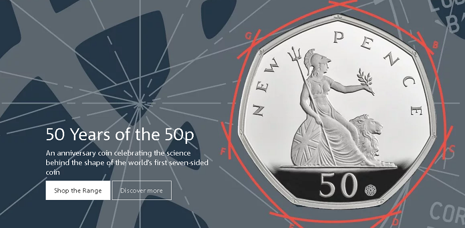 The Royal Mint Celebrates 50 years of the 50p (2)