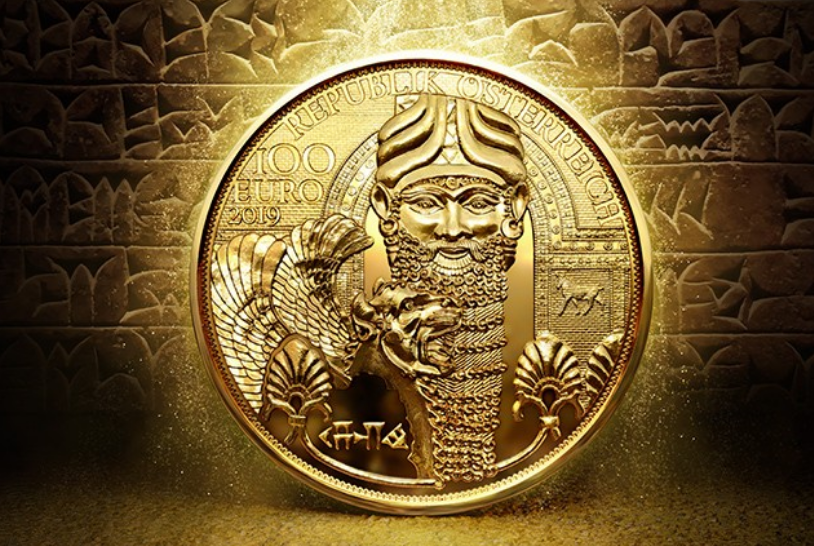 2019 Austrian Gold €100 Mesopotamia coin - Numismag