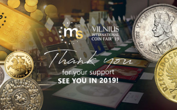 Vilnius International Coin Fair: see you on November 16th and 17th 2019