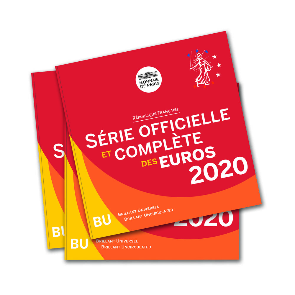 Série Euros BU France 2020 - série complète des euros de la Monnaie de Paris