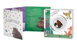 2019 50p gruffalo coin struck by Royal Mint