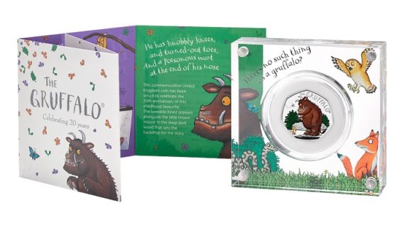 2019 50p gruffalo coin struck by Royal Mint
