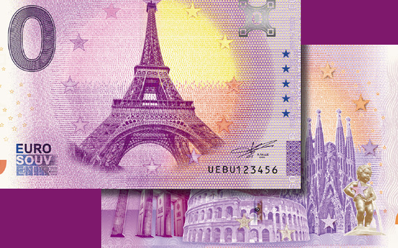 Les billets zero euro souvenir évoluent et fêtent leurs 5 ans !