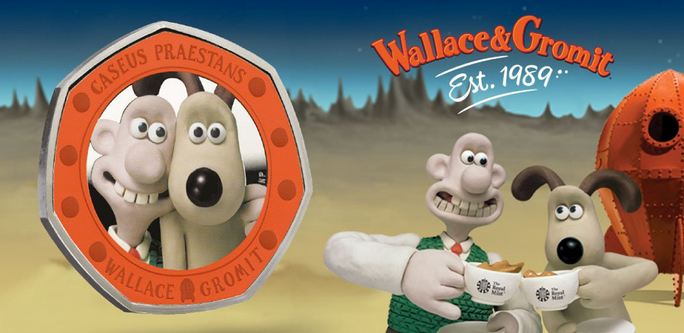 30 years of Wallace & Gromit celebrated by Royal Mint