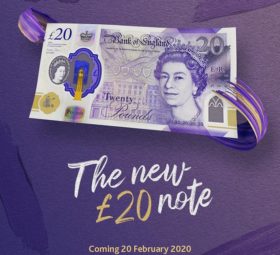 Bank of England unveils new “TURNER” £20 banknote