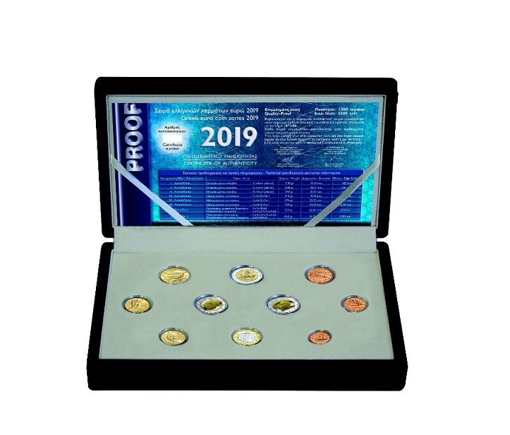 2019 greek proof coinset, a very low mintage announced!