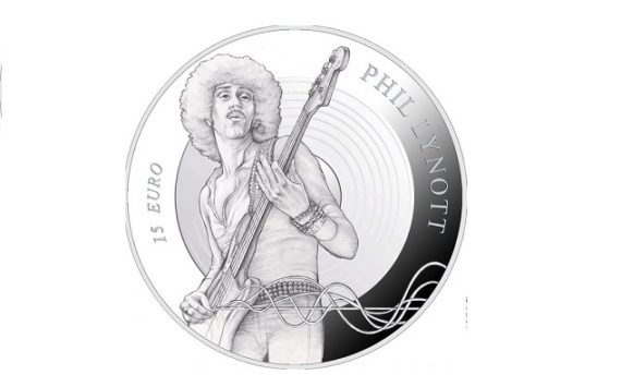 15€ argent irlandaise dédiée au musicien Phil LYNOTT
