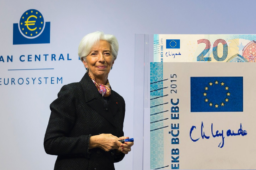 C. LAGARDE head of the ECB: a new signature on euro banknotes
