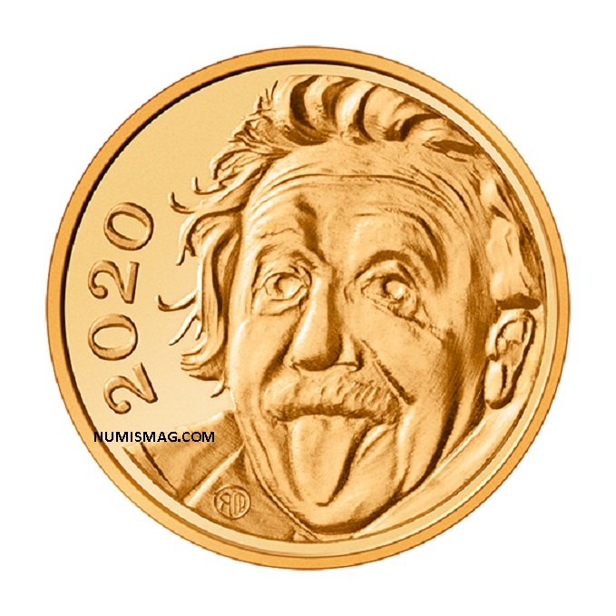 2020 numismatic program from Switzerland: FEDERER, Einstein and Co