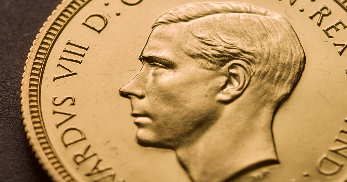 The Royal Mint sells a rare Edward VIII Sovereign for £1 million pounds!