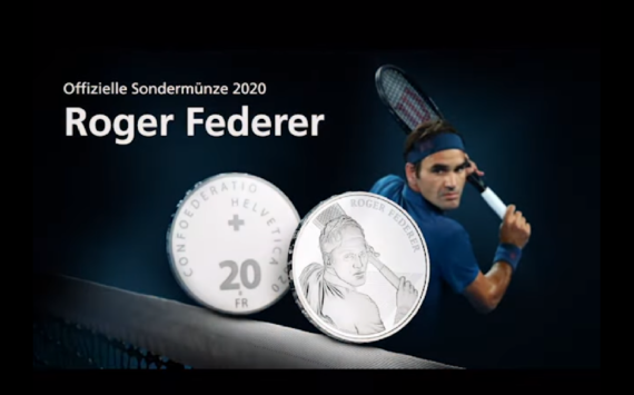 Programme numismatique suisse 2020: FEDERER, Einstein and Co