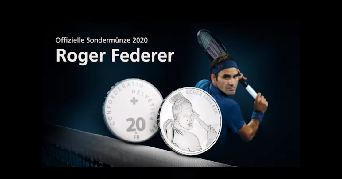 Programme numismatique suisse 2020: FEDERER, Einstein and Co