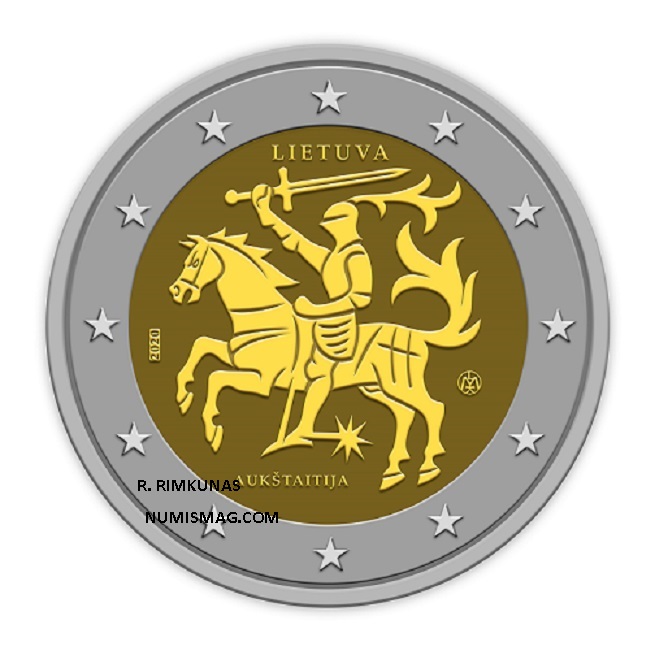 Rolandas RIMKUNAS, creator of €2 lithuanian regions coins series