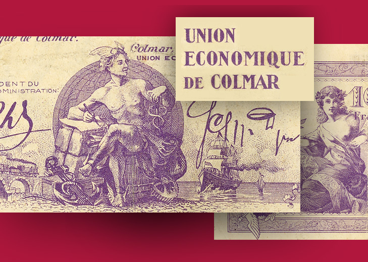 ALSACE – Les bons de l’Union économique de Colmar