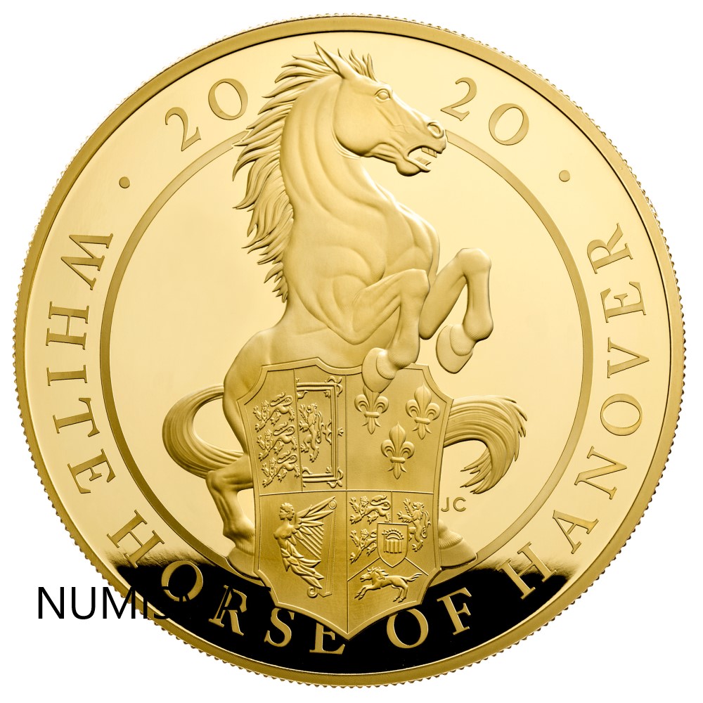 The white Horse of Hanover, the last Queen's Beasts series collection's coin