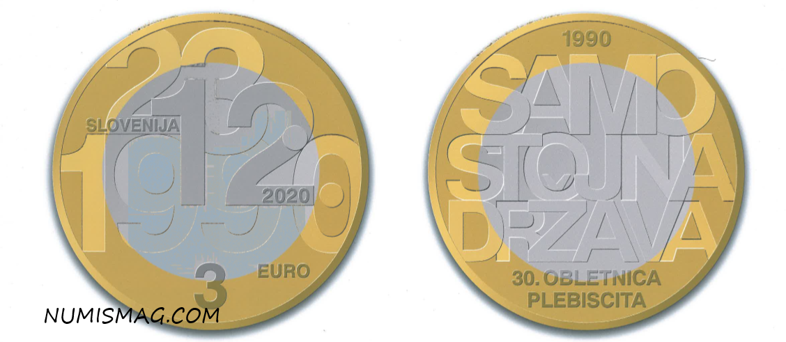 Programme numismatique 2020 de la Slovénie