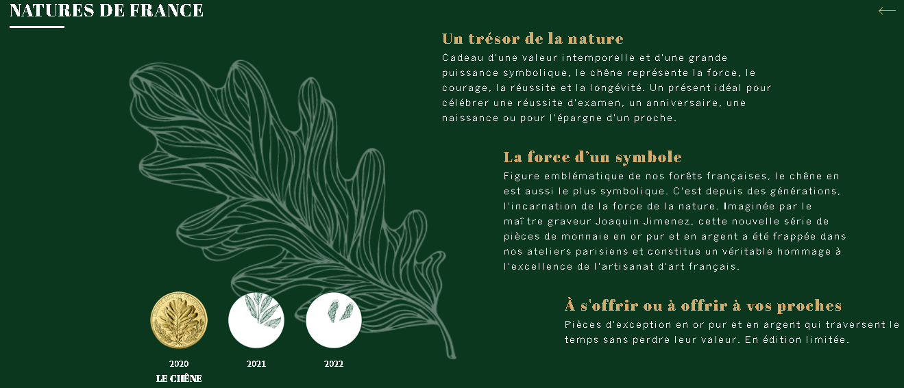 Série "Nature", quand la Monnaie de Paris se végétalise!