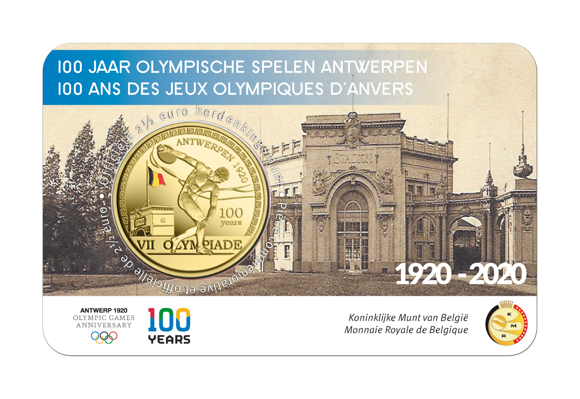 Belgian mint honors Antwerp olympic games city as well as luke and lucy comic
