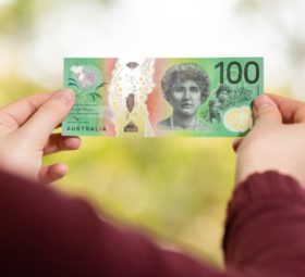 Nellie MELBA gives voice on the new Australian 100 AUD banknote!