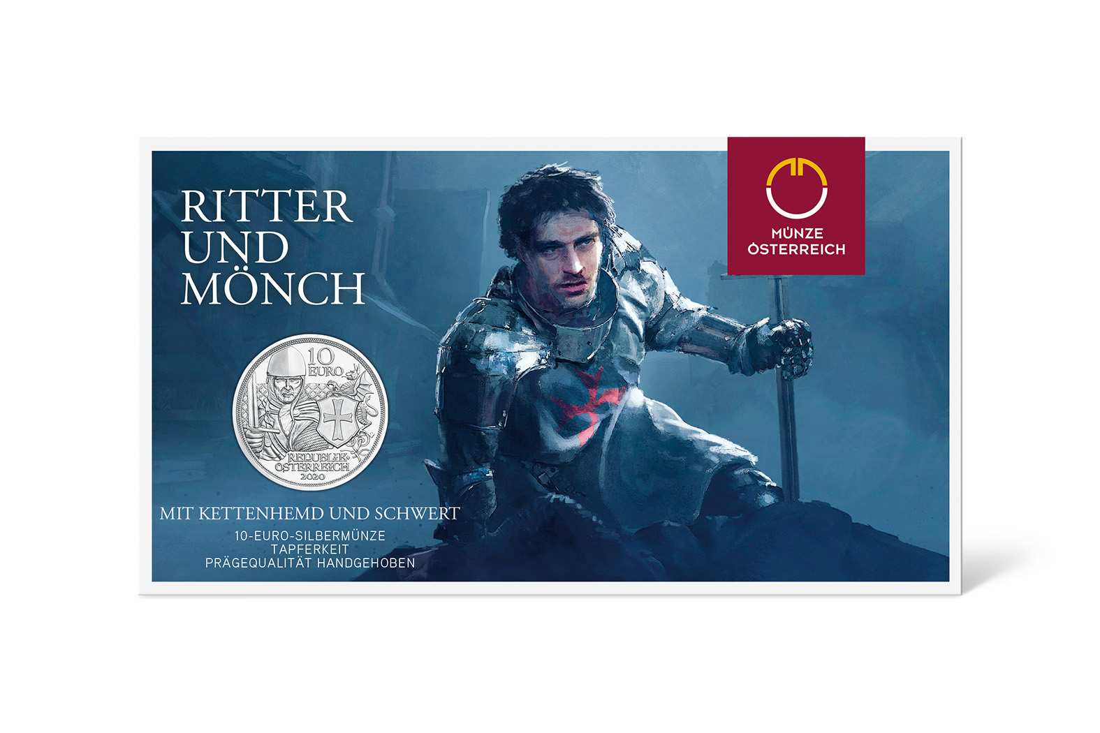 2020 Austrian Knights’ Tales €10 coin