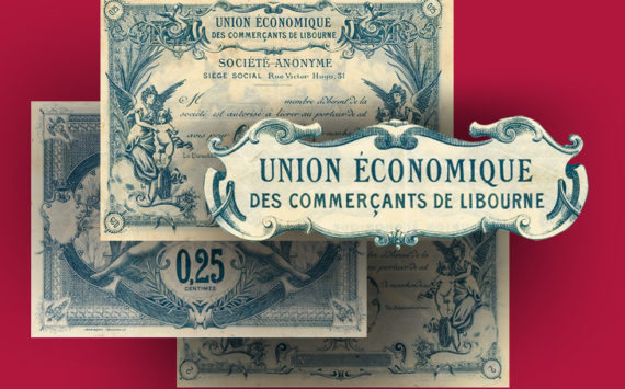 AQUITAINE – Les bons de l’Union économique des commerçants de Libourne – Catalogue et cotation