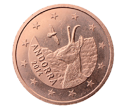 Valeurs et tirages des pièces euros d'Andorre - Pièces de circulation et commémorativ depuis 2014
