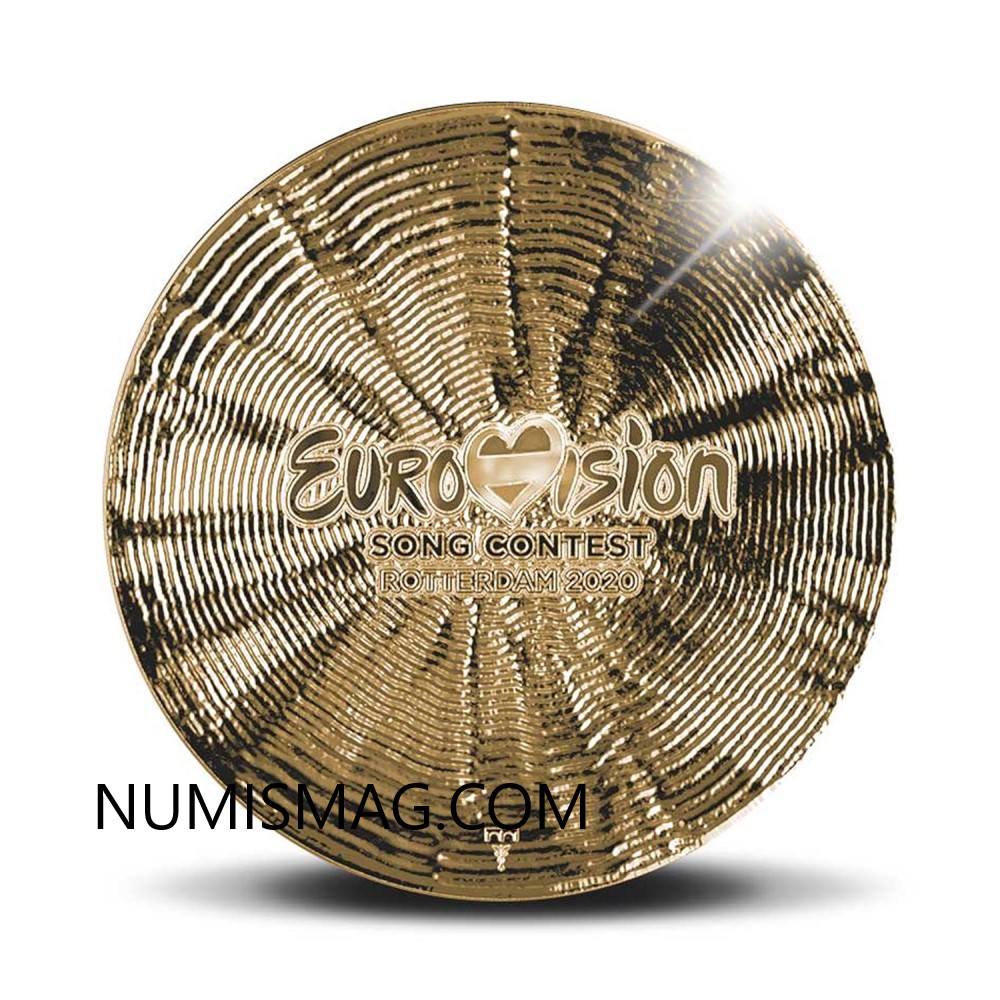 In 2020, Netherlands celebrate Eurovision song contest with a coin!