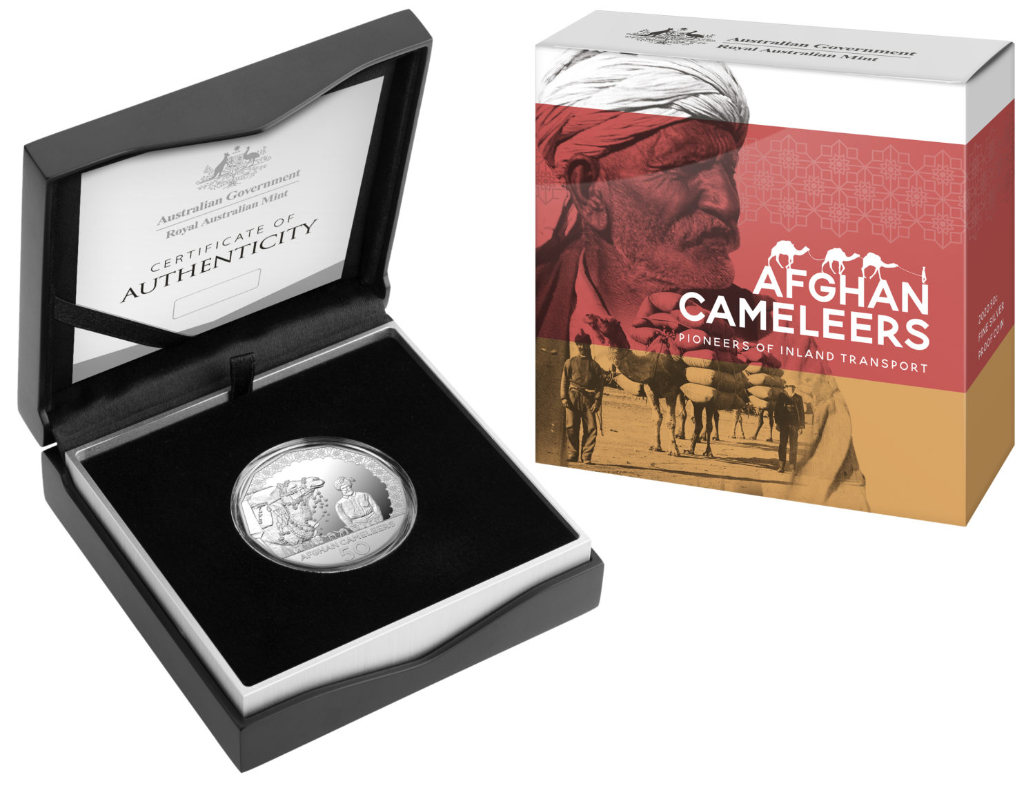 Australian Mint celebrates afghans cameleers