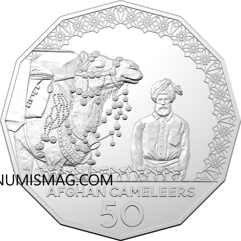 L'Australian Mint célèbre les chameliers afghans avec une pièce de 50cents