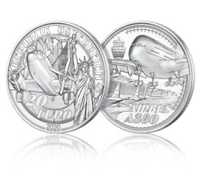 2020 €20 austrian Mint dedicated to Airbus A380