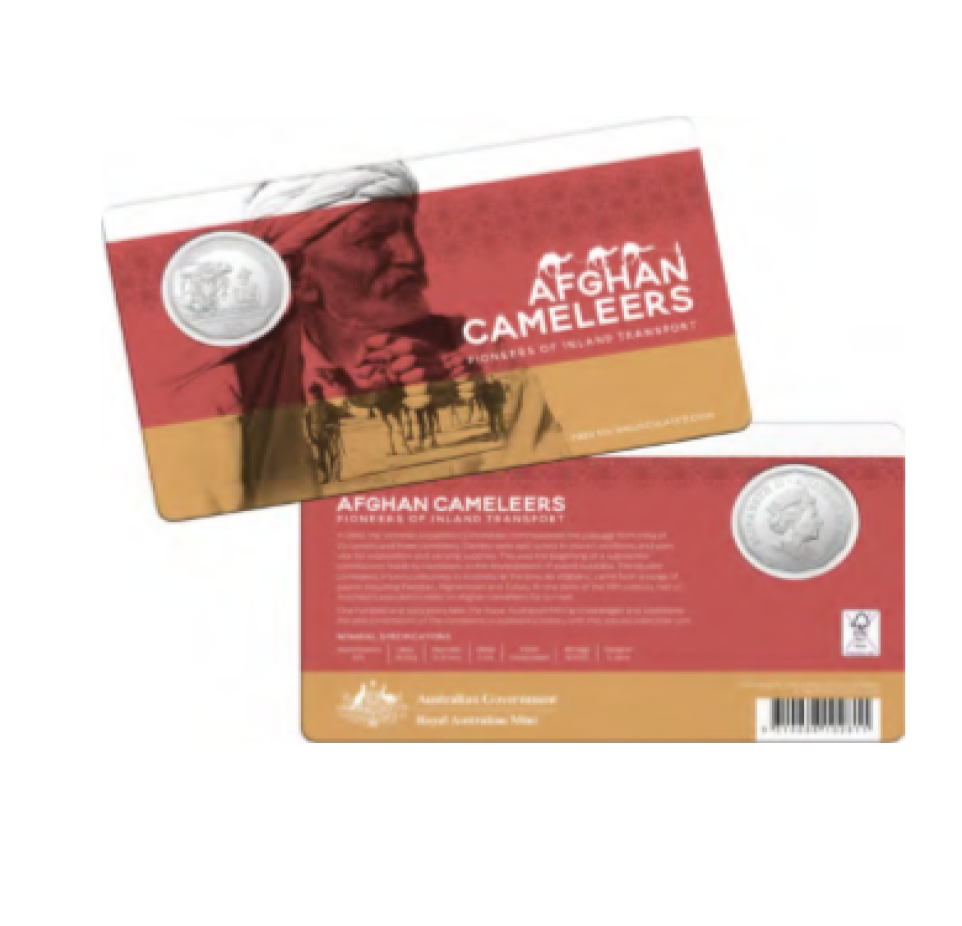 Australian Mint celebrates afghans cameleers