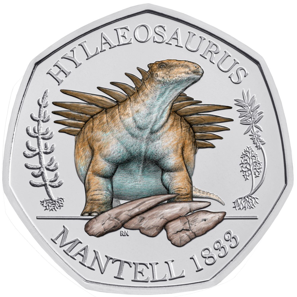 2020 50p Dynausauria series coins struck by Royal Mint