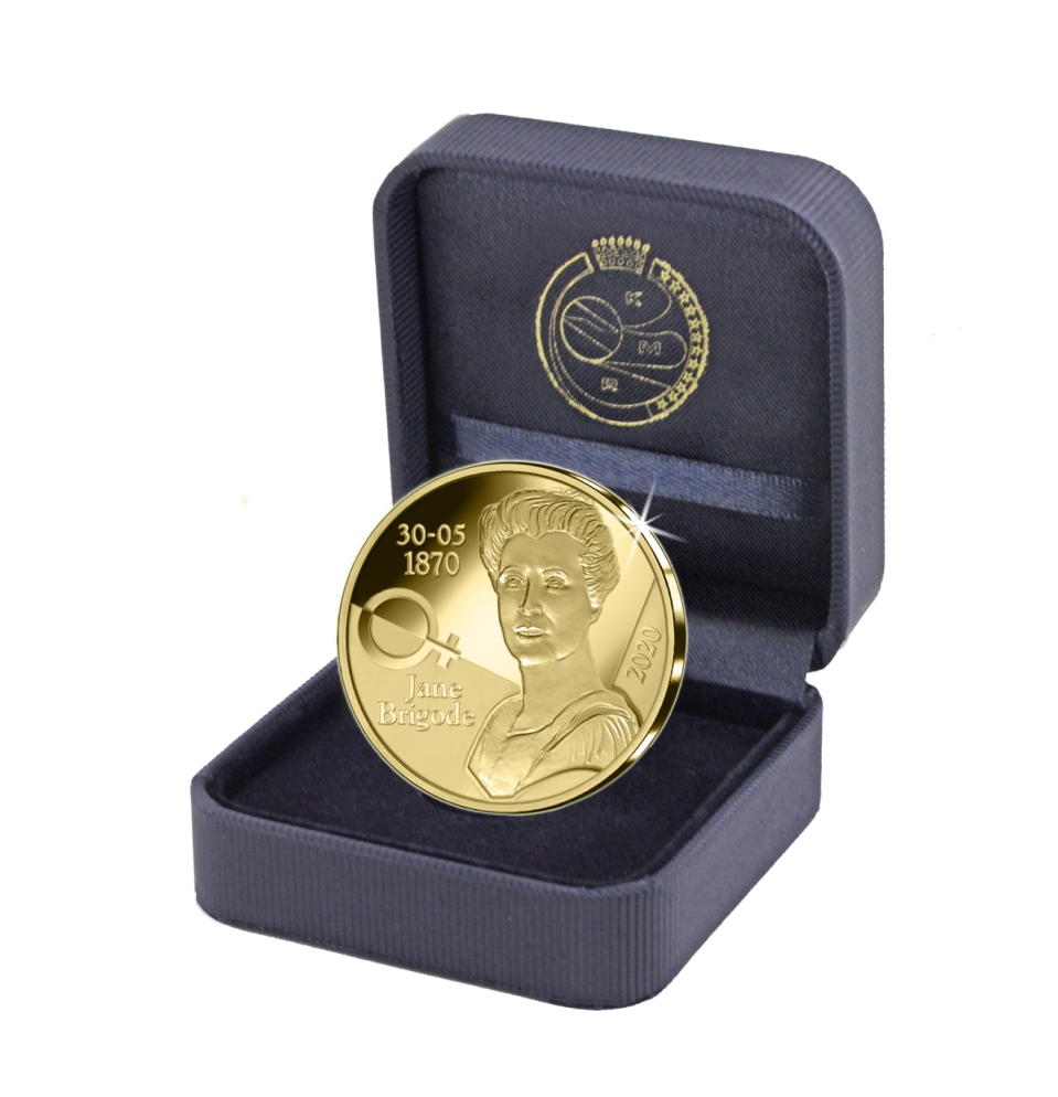 2020 12,5€ gold commemorative coin from Belgium - Jane Brigode