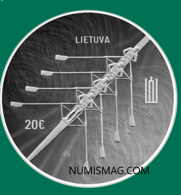 €20 coin from Lithuania celebrating 2021 Olympics