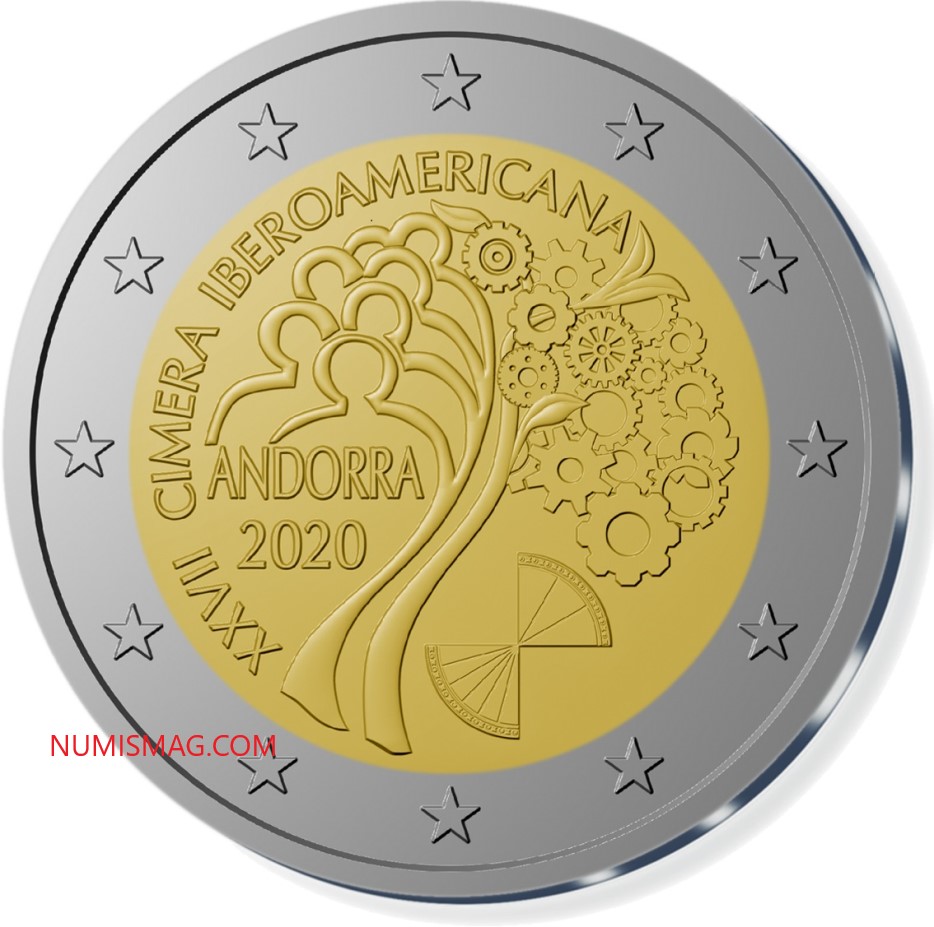 Programme numismatique 2020 de la principauté d'Andorre