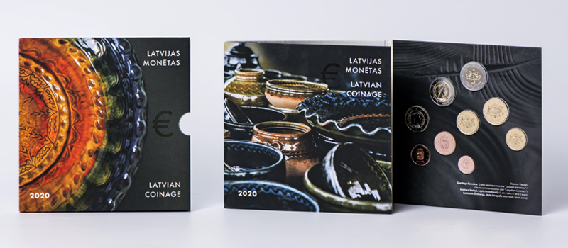 Latvian 2020 €2 euro commemorative coin and coin set