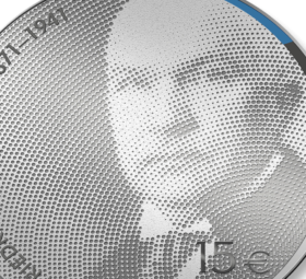 2021 estonian Friedrich Karl Akel €15 commemorative coin