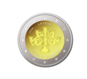 Latvian 2020 €2 euro commemorative coin and coin set