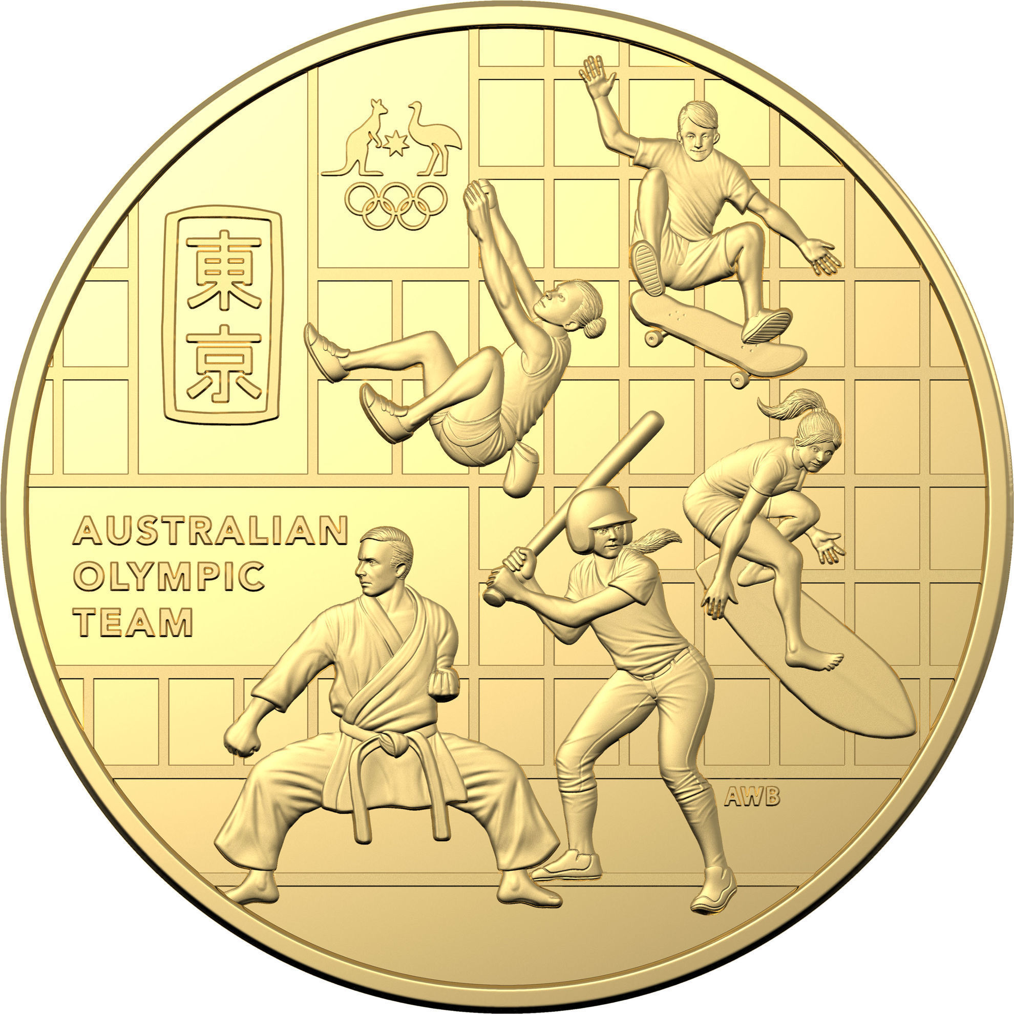 2020 australian coins celebrating Olympic games national team