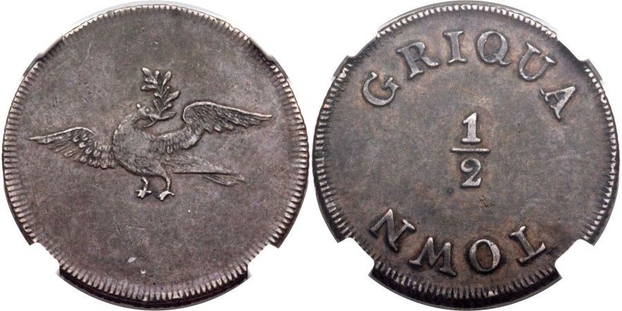 Les premières pièces de Monnaie de l'Afrique du Sud