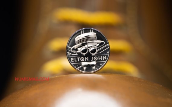 2020 commemorative coins celebrating Elton JOHN’s career by Royal Mint